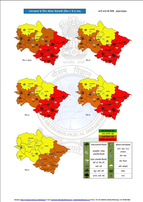 भारी बारिश